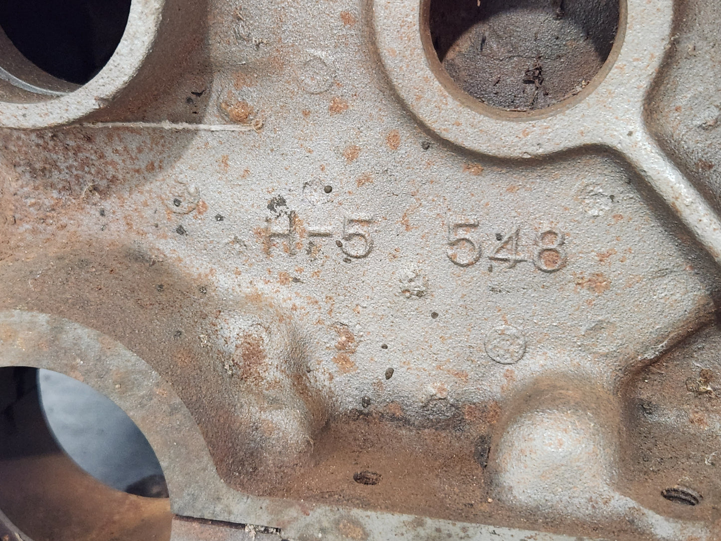 1957 Chevy Corvette 283 Engine Bare Block GM 3731548 Date Code I286