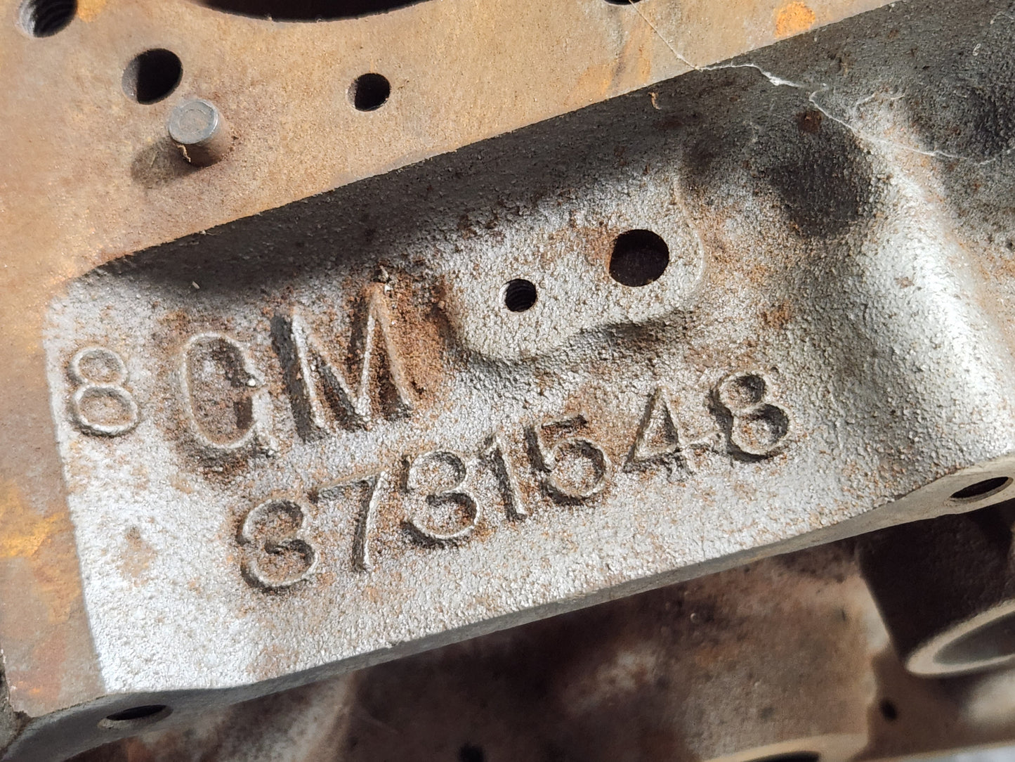 1957 Chevy Corvette 283 Engine Bare Block GM 3731548 Date Code I286