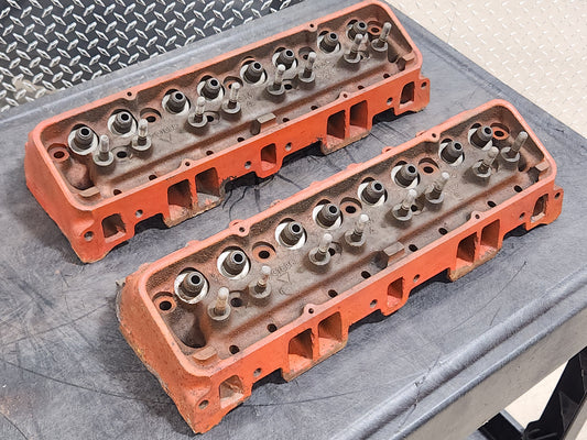 1957 Chevy Corvette 283 SB Fuelie Cylinder Heads 3731539 Date Code J176