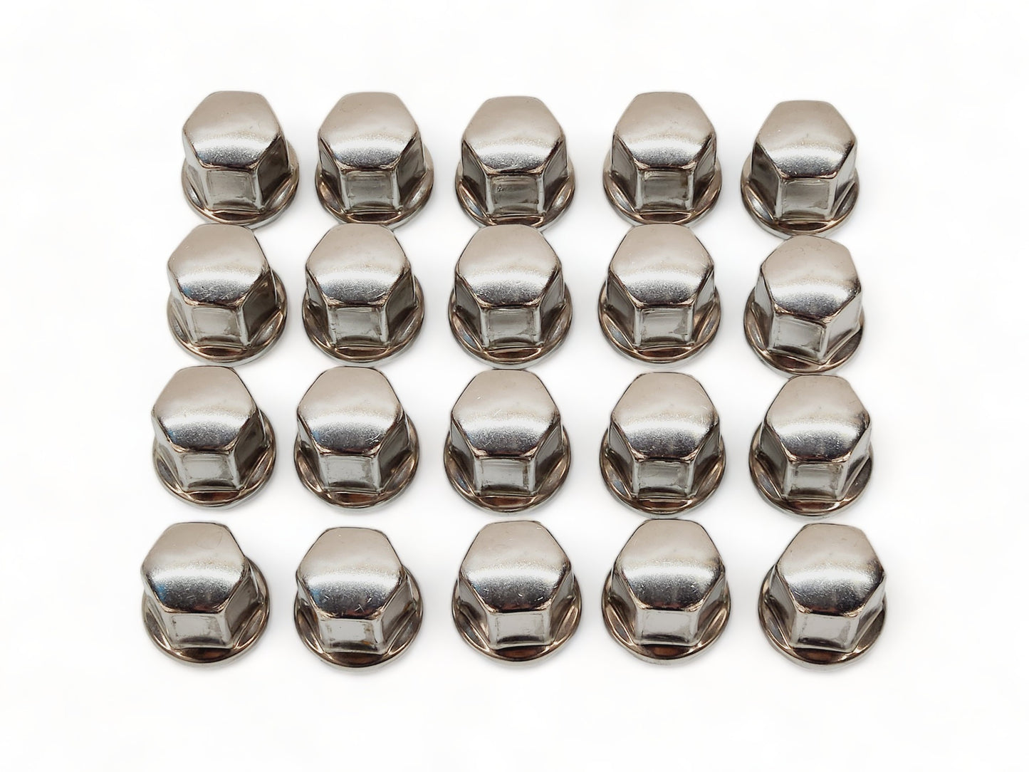 Set of 20 - 14 x 1.5 Chrome Takeoff Lug Nuts OEM GM 09597846