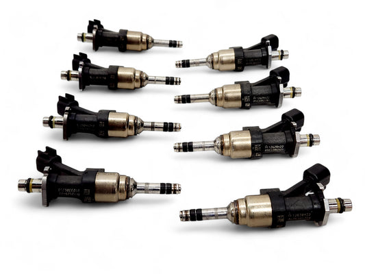 OEM GM 6.2L LT1 L86 Fuel Direct Injectors 12628422 - Set of 8 - New Takeoffs