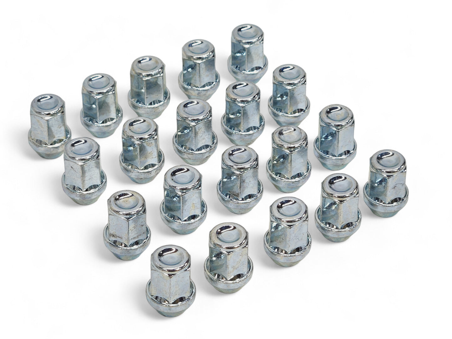 Set of 20 Bimecc M12 x 1.5 Cone Seat 19mm Hex Alloy Steel Wheel Lug Nuts D6