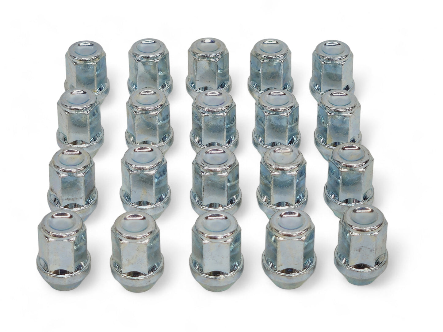 Set of 20 Bimecc M12 x 1.5 Cone Seat 19mm Hex Alloy Steel Wheel Lug Nuts D6