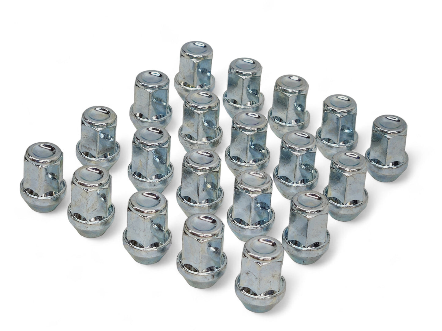 Set of 20 Bimecc M12 x 1.5 Cone Seat 19mm Hex Alloy Steel Wheel Lug Nuts D6